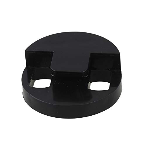 Black Bass Rubber Mute for String Double Bass Round with Double Holes - Thumbnail 4
