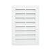 12" x 18" Rectangle Functional Gable Vent with Screen - 2 Piece Construction - White