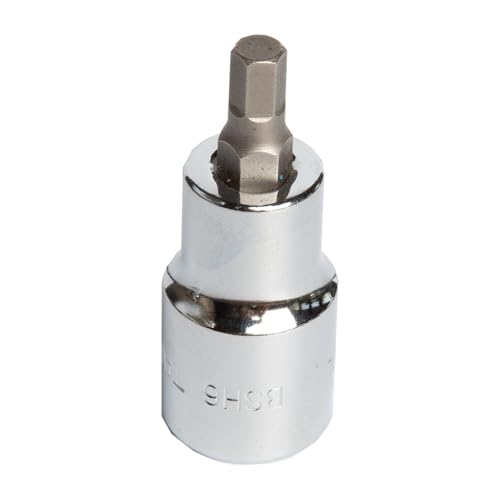 Taparia Hex Bit Socket BSH 4mm / 6mm set of 2 pc, ½ “ Square Drive, 4mm & 6mm, Allen Hex Socket – Suitable for Automotive, Industrial & DIY Applications. 1