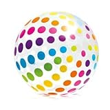 Intex Jumbo Inflatable Glossy Big Polka-Dot Colorful 42 Inch Giant Beach Ball