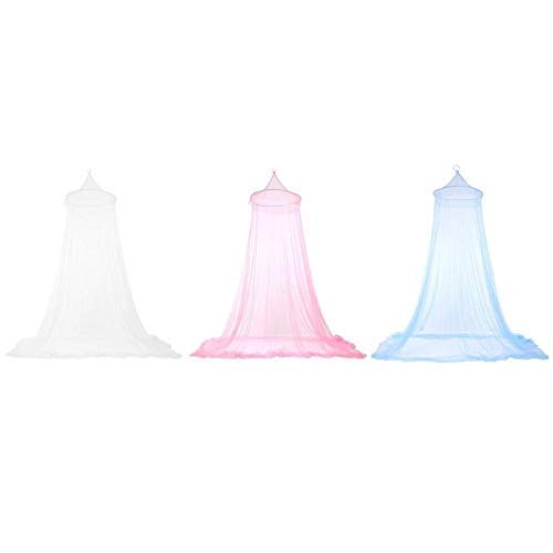 Che-good Mosquito Net - Elegant Hung Dome Round Lace Insect Bed Canopy Netting Curtain Mosquito Net House Bedding Decor - Roll Zipper Jacket Square Hat Shirt Jogger Outfit Insect Extra