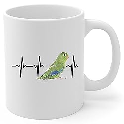 Green Pacific Parrotlet Heartbeat Lifeline Coffee