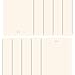 DALIX PVC Vertical Blind Replacement Slat 82 1/2 X 3 1/2 (8 pk, Ivory)