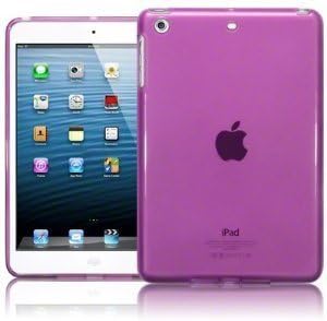 Hamdis Hybrid Gel Skin Case for Apple iPad Mini Flexishield Hydro Protective Carry Cover - Purple