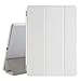 BESDATA Ultra Thin Magnetic Smart Cover [Wake/Sleep Function]& Translucent Back Case for 2014 Apple iPad Air 2 + Screen Protector + Cleaning Cloth + Stylus (White)