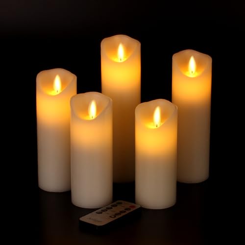 Vinkor Flameless Candles Battery Operated Candles Set Decorative