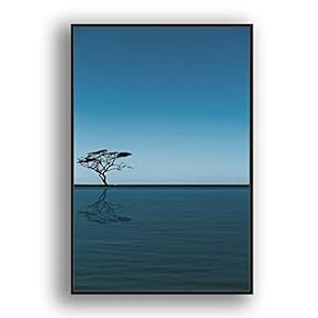 Framed Canvas Wall Art for Living Room, Bedroom Coast and Sea Canvas Prints for Modern Home Decoration Ready to Hang - 16"x24" inches