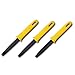 CANARY Corrugated Cardboard Cutter Dan Chan [Non-Sticking Fluorine Coating], Yellow (DC-190F-1) (3 pcs) primary