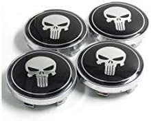 4pcs 60mm Skull Cartoon logo car emblem Wheel Center Hub Cap Rim Badge covers