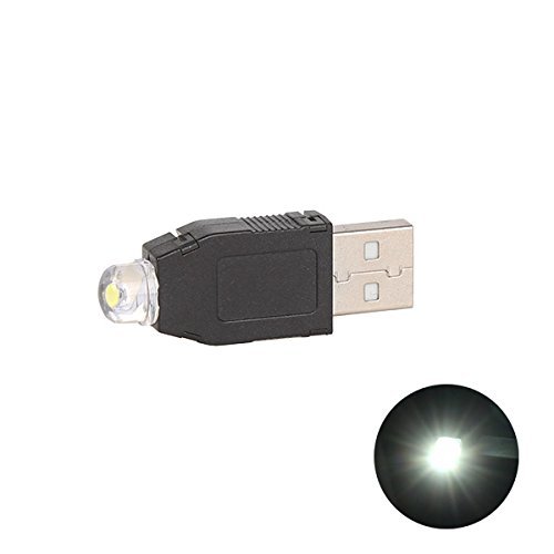 BQLZR Mini USB LED 0.5W Light Lamp Warm White Camping Reading