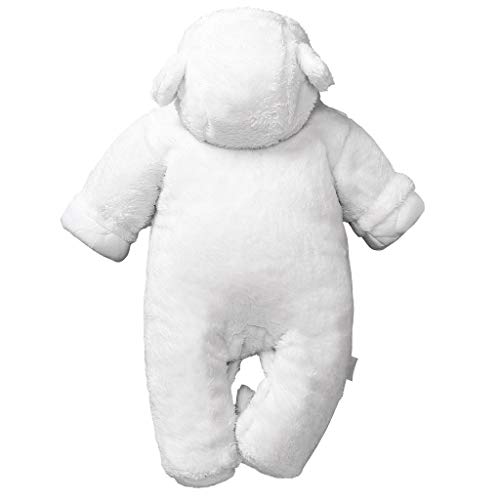 Baby Hooded Romper Winter Jumpsuit Flanel Outfits Jongens Meisjes Pyjama Peuter Onesie Footies Uitloper - Image 3