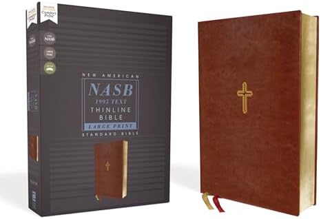 NASB, Heritage Bible, Passaggio Setting, Leathersoft, Brown, 1995