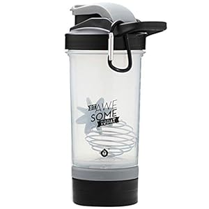 Protein Shakers Bottles Shaker Leakproof Stylish Sports Nutrition Shaker Portable Sports Cup Milkshake Cup with Mix Ball for Gym, School & Office- 480ml (Color : Black)