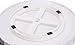 YEYUNTO Lazy Susan Turntable Non-Skid Under-Sink Pantry Cabinet Kitchen Organizer 30X30cm, White/Gray