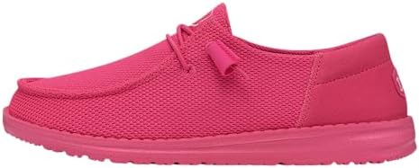Amazon.com | HEYDUDE Wendy Stretch Sox Fuchsia Pink Size 5