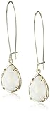Kendra Scott Dee Gold White Mother-of-Pearl Drop Earrings