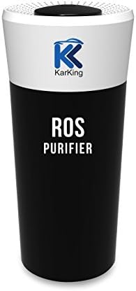 Carperipher Car ROS Air Purifier - Best Car Air Freshener - Reactive Oxygen Species Generator - Removes Smoke, Dust, Pollen, Bacteria, Odors and Bad Smell - Perfect for Auto and Home - Black
