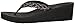 cobian Women's Kezi Wedge Flip Flop, Black, 8 M US