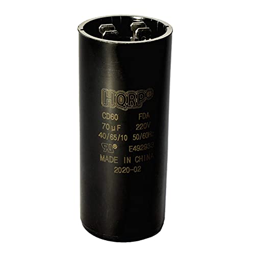 HQRP 70uF 220V Start Capacitor Compatible with
