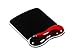 Kensington Duo Gel Mouse Pad - Black, Red