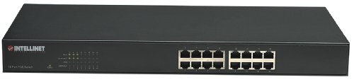 Intellinet 16-Port 10/100 Fast Ethernet Rackmount PoE Switch (524155)