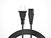 Mini Fridge Power Cord for Frigidaire Cooluli AstroAI Personal Chiller Portable Mini Fridge Cooler and others - UL Listed Extra Long 2 Prong 2-Slot Cable 12 Ft