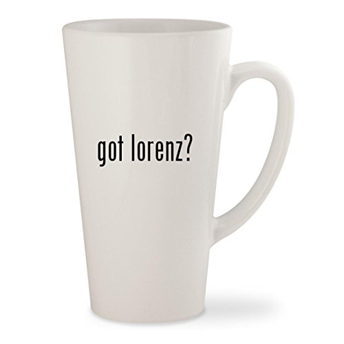 got lorenz? - White 17oz Ceramic Latte Mug Cup
