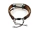 Beautiful Silver Jewelry Stylish Sun Medallion Multi Strand Leather Zen Adjustable in Gift Box