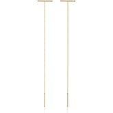 MYHAO Solid 925 Sterling Silver Bar Chain Dangle Earrings Drops for Women Teens Minimalist Dangle Earrings Tassel Threader Hypoallergenic