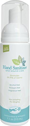BAC-D 613 Alcohol Free Hand Sanitizer and Wound Care, 7.1 oz. (Pack of 1)
