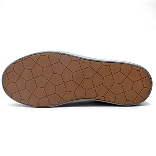 konhill Men's Slip on Fashion Sneaker Classic Breathable Knit Loafers