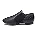 STELLE Leather Jazz Slip-On Dance Shoes for Girls Boys Toddler Kid