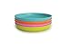 EKOBO Kids Bamboo 4-piece 7'' Plate Set, Small, Gift Box, BIOBU Eco-material, Assorted Colors