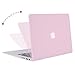MOSISO Compatible with MacBook Air 13 inch Case (Models: A1369 & A1466, Older Version 2010-2017 Release), Protective Plastic Hard Shell Case & Keyboard Cover & Screen Protector, Clear Pink