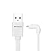 Online-Enterprises 20 Foot Flat Cord- Super Charging Power Cable- Fits, Arlo Pro, Arlo Pro 2, Arlo GO -Indoor/Outdoor Flat Cable, Weatherproof- (White Charging/Power Cord with White Plug)