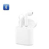 Bluetooth Earbuds, Bluetooth Headphones, Mini Wireless Headset Earphone Headphone for iPhone X 8/8 Plus 7/7 Plus 6s/6s Plus and Samsung Galaxy S8 S7 and Android Phones (2PCS White)