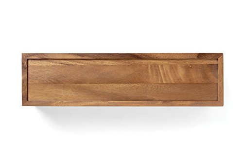 Ironwood Gourmet 5 Compartment Large Tea Box, 15.25" x 3.75" x 4"