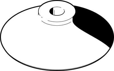 Festo 526003 Suction Cup, Model ESV-60-GT, White