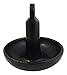 Attwood 9942B1 Solid Cast Iron Mushroom Anchor for Boats and Kayaks - 10 Pounds, Black, PVC-Coated Finish