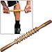Muscle Roller Stick Travel Massage Tool with 19 Bi-Level Massager Wheels