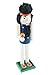 Clever Creations Basketball Player 14 Inch Traditional Wooden Nutcracker, Festive Christmas Décor for Shelves and Tables
