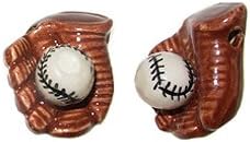 20pc Baseball Glove & Ball Ceramic Sports Beads - Hand Painted