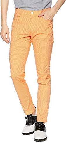 Amazon ニューバランスゴルフ ギンガムストレッチ スリムパンツ メンズ 012 オレンジ 150 ３ ｓ サイズ ロングパンツ 通販