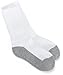 Jefferies Socks Big Boys' Seamless Toe Athletic Crew Socks, 6-pack White/Grey, 8-9 1/2(Medium)(Shoe size 12-6)
