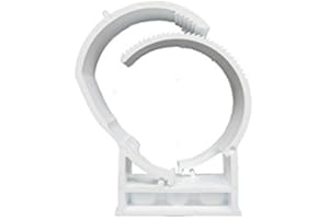 SNAPNSTRUT SNS HS White PP for 4 inch PVC, Copper Pipe, American made, one-piece hanger for pipes, cables, conduit