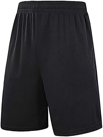 Black Basketball Shorts for Men with Pockets Pack Long for Boys, Owen Fitness Sports Training Loose Men's Running Quick-Drying Beach Shorts