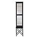 SEI CM2899 Anthony Lighted Curio Cabinet - Satin Black