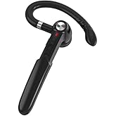 eppfun Bluetooth Earpiece Wireless CVC8.0 Headset for Cell Phone Dual Mic Noise Canceling Handsfree Phone Earpiece with Mute for iPhone Android Home Office Driving