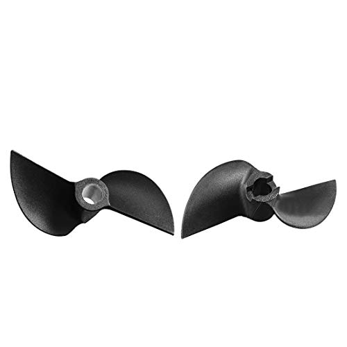 image for uxcell RC Boat CW CCW Propeller 4.8mm Shaft 2 Vanes 42mm 1.6 P/D Fan S