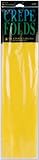 Cindus Crepe Folds, 20 x 7.5-Feet, Canary Yellow